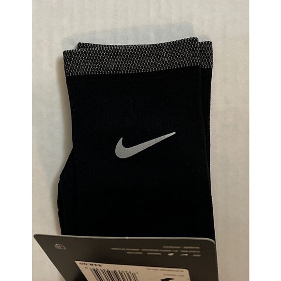 Nike Spark DA3584-010Lightweight Crew Running Socks Black Men(8-9.5) Wmn(9.5-11) - Picture 7 of 9